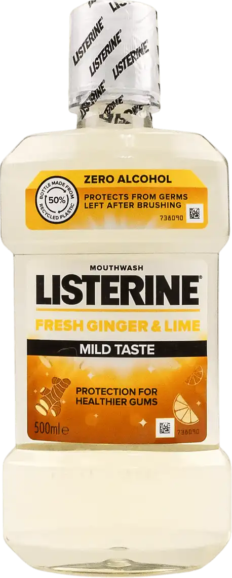 Фото 1 - Ополіскувач Listerine Expert Імбир та Лайм для ротової порожнини 500 мл