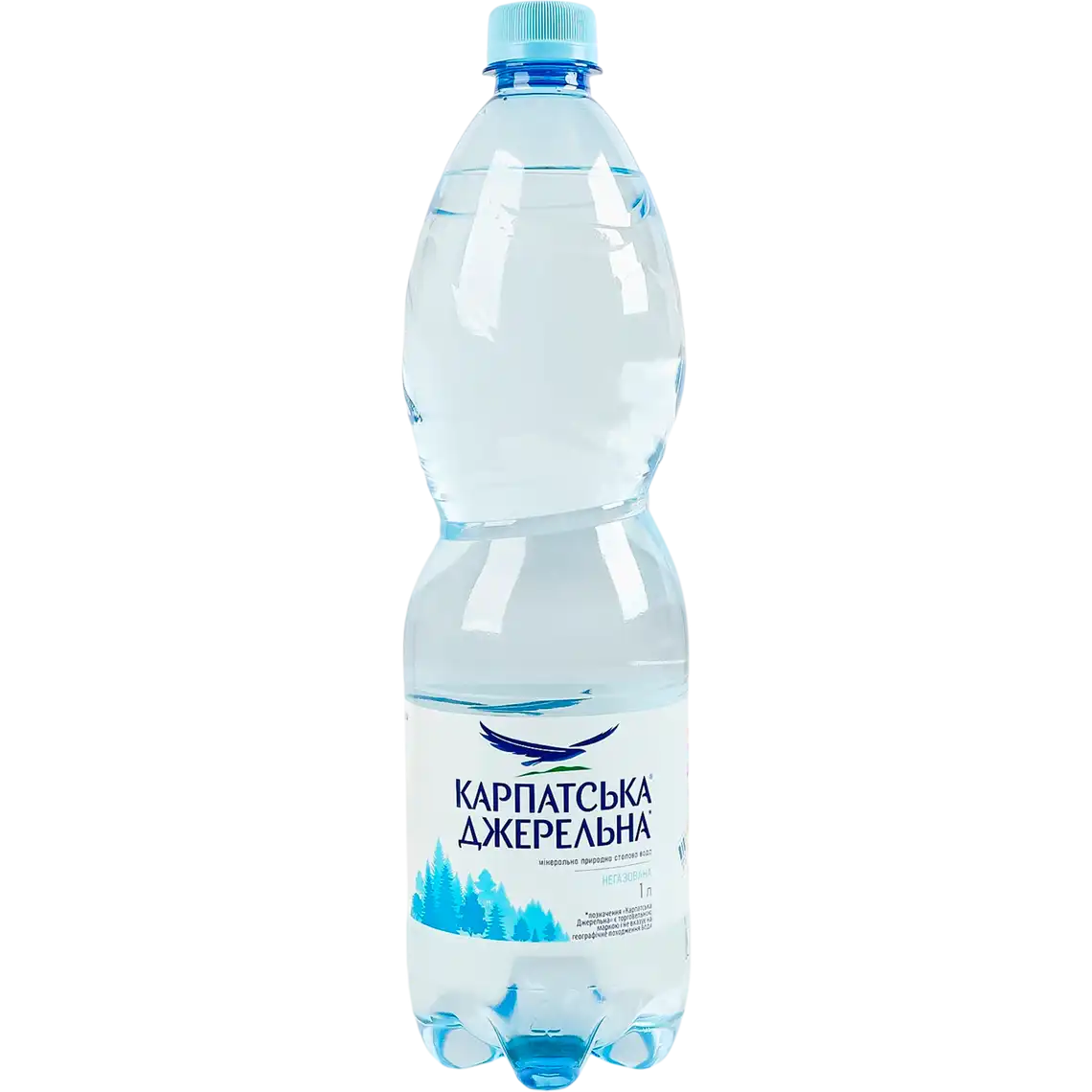 Фото 1 - Вода Карпатська джерельна негазована 1 л