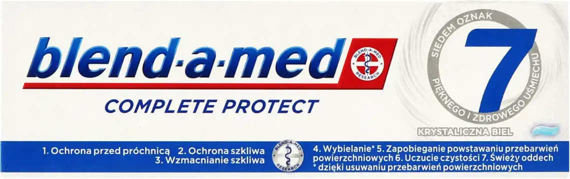 Фото 2 - Зубна паста Blend-a-Med Complete Protect 7 Кришталева Білизна 75 мл