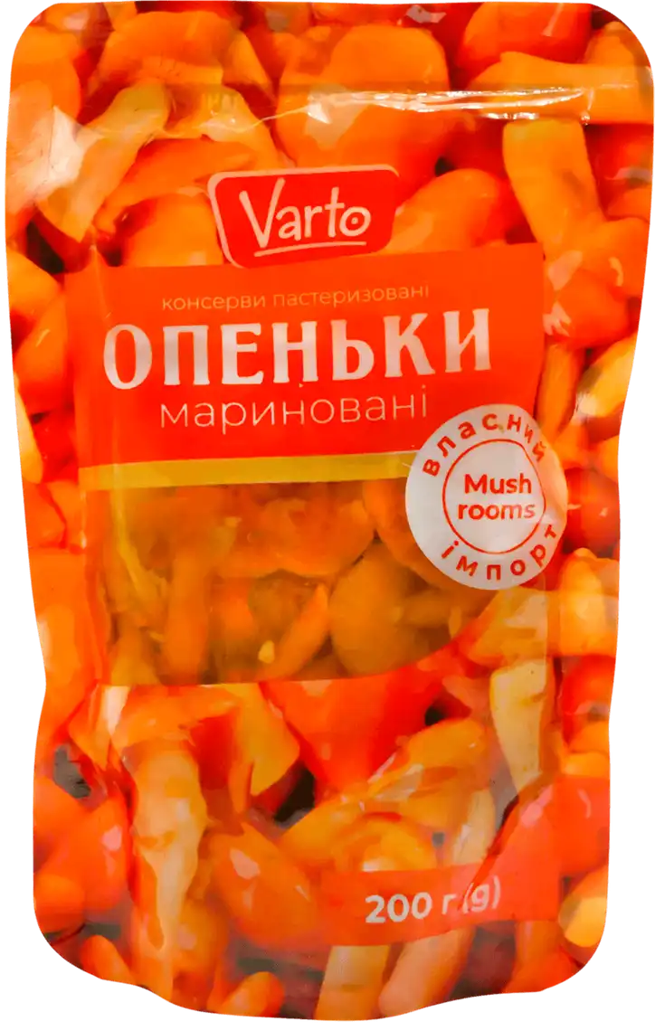 Фото 1 - Опеньки  Varto мариновані 200 г