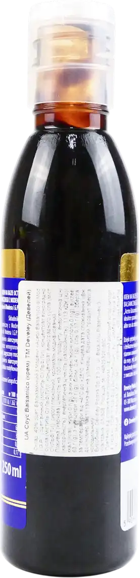 Фото 2 - Крем на основі бальзамічного уксусу Develey Aceto Balsamico Di Modena I.G.P. 250 мл