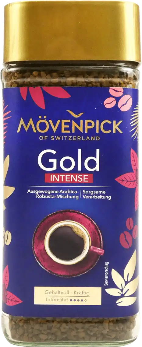 Фото 1 - Кава розчинна Movenpick Gold 200 г