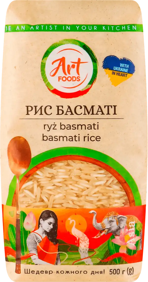 Фото 1 - Рис Art Foods Басматі 500г