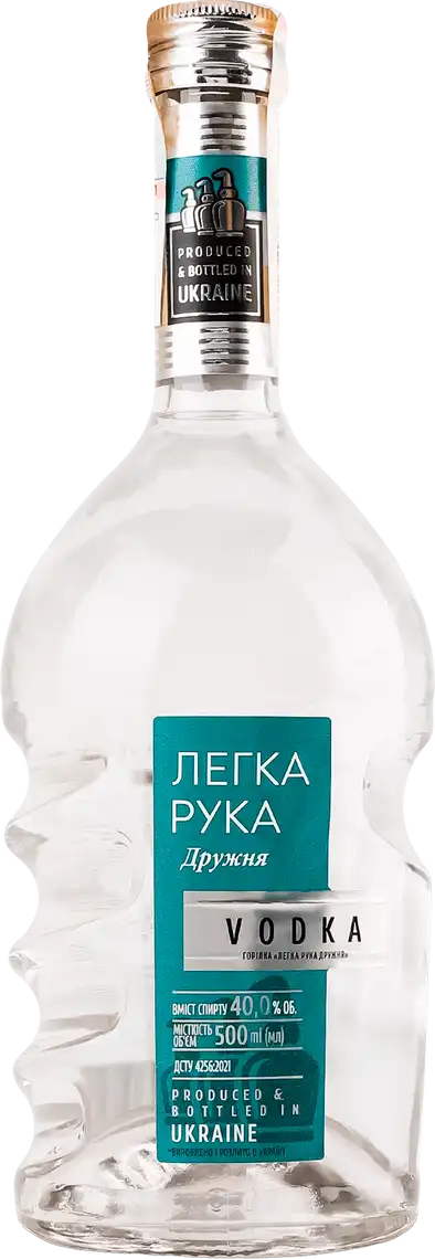 Фото 1 - Горілка Легка Рука Дружня особлива 40% 0,5 л