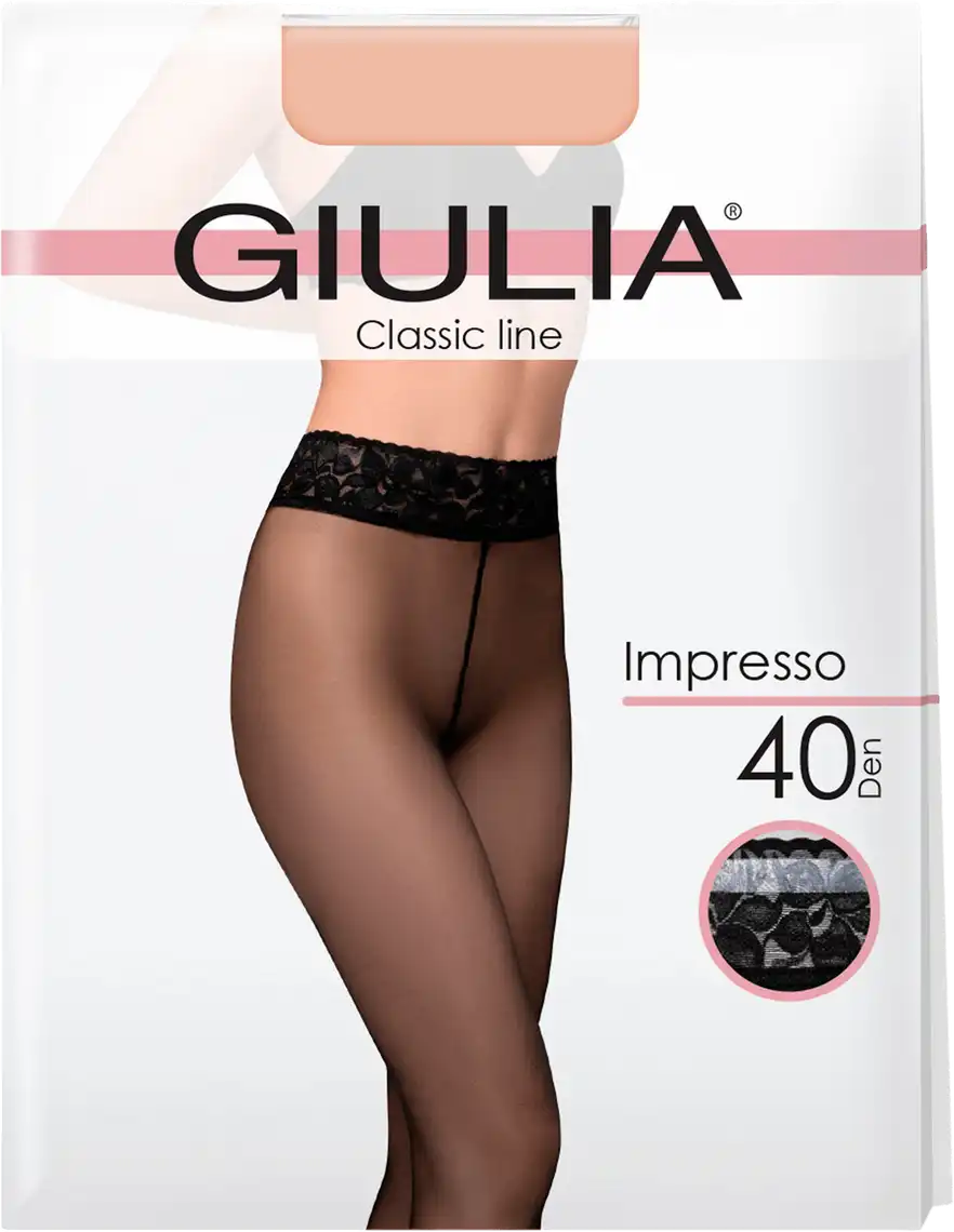 Фото 1 - Колготи жіночі Giulia Impresso 40 den daino р.2