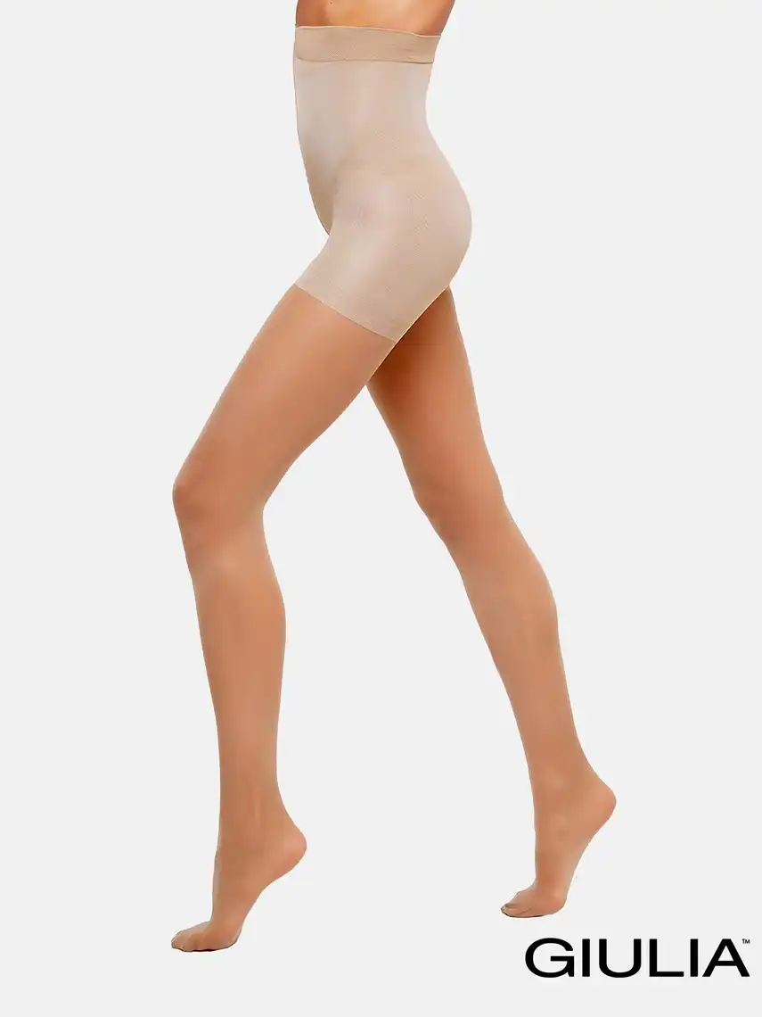 Фото 2 - Колготи жіночі Giulia Slim 40 den caramel р.4