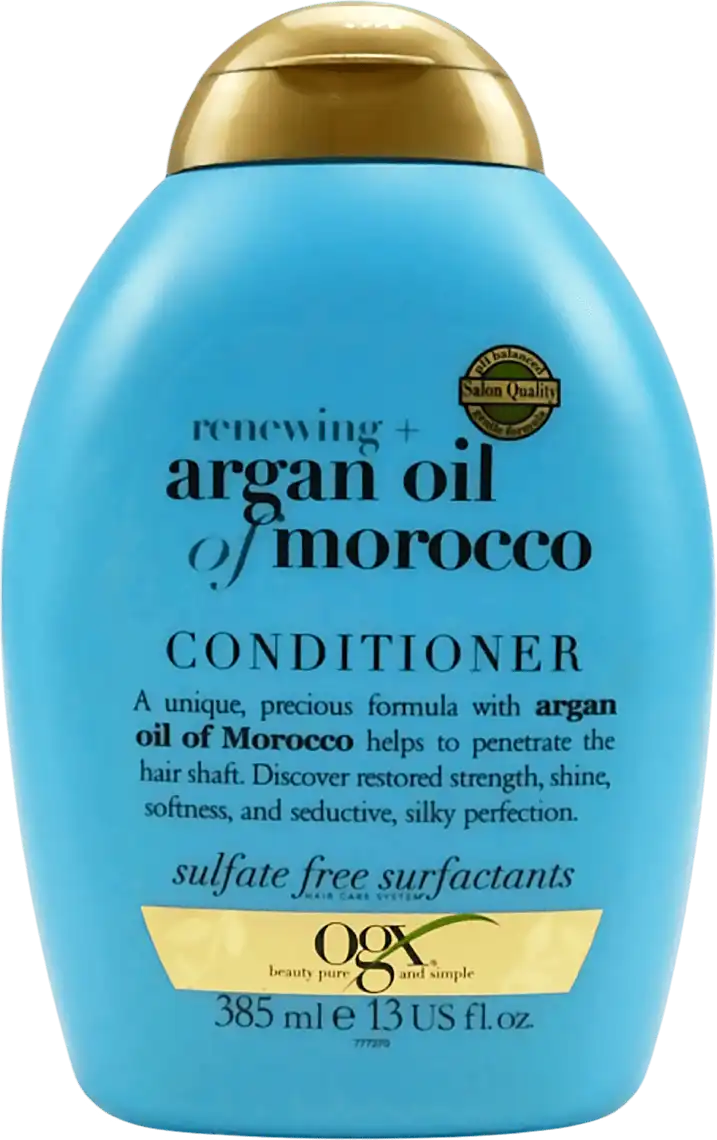 Фото 1 - Шампунь для волосся OGX Argan oil of Morocco Відновлюючий з аргановою олією 385 мл