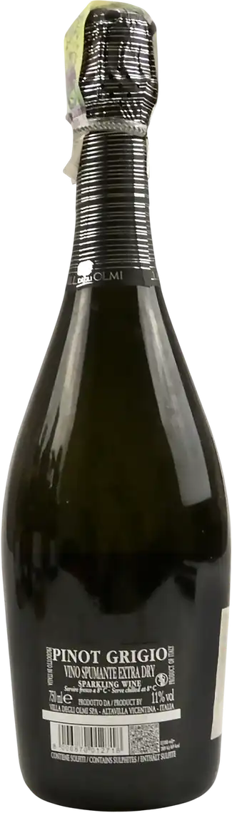Фото 2 - Вино ігристе Villa degli Olmi Pinot Grigio Spumante біле екстра сухе 0,75 л