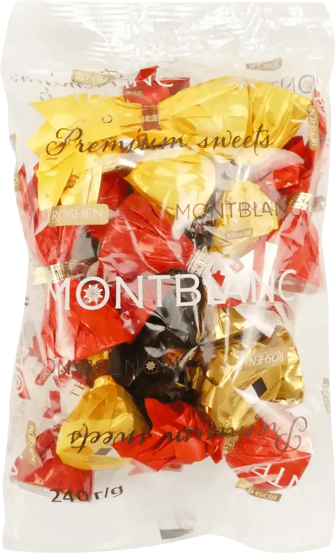 Фото 1 - Цукерки Roshen Mont Blanc 240 г
