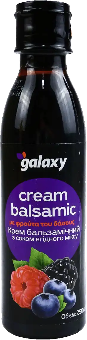 Фото 1 - Крем бальзамічний Galaxy з соком ягідного міксу 250 мл