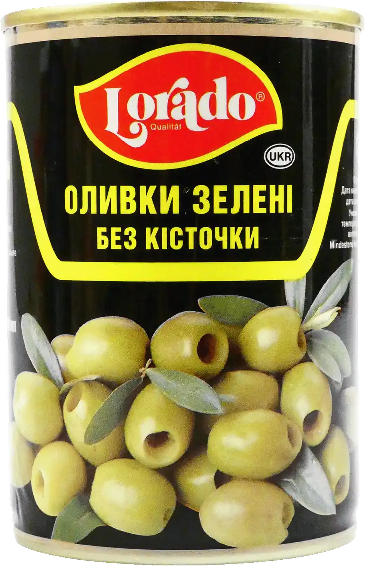 Фото 1 - Оливки Lorado зелені без кісточки 280 г