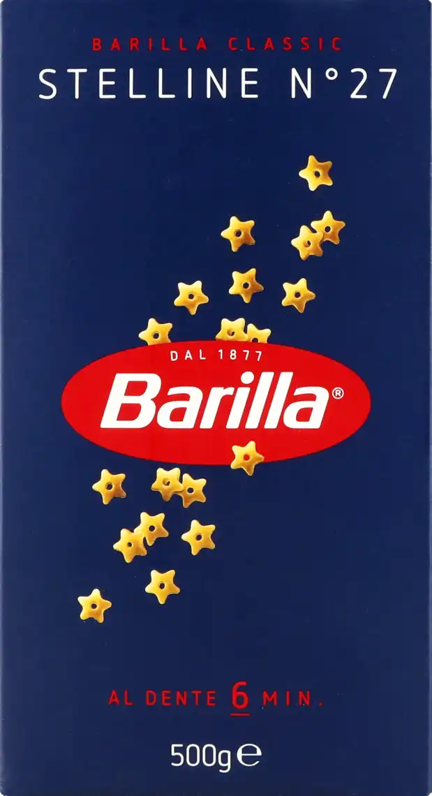 Фото 1 - Макаронні вироби Barilla Stelline з твердих сортів пшениці 500 г