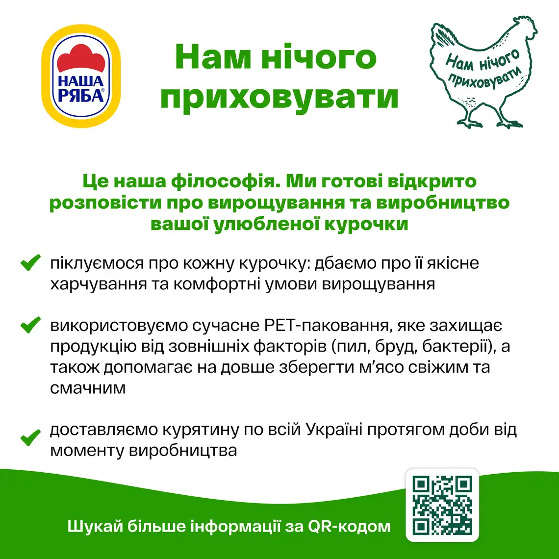 Фото 3 - Серце куряче Наша Ряба охолоджене 700 г