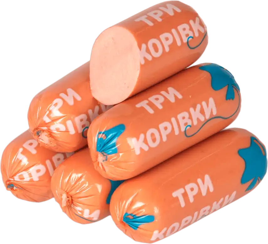 Фото 5 - Сосиски М'ясняшки Три корівки вищого гатунку порційні вагові