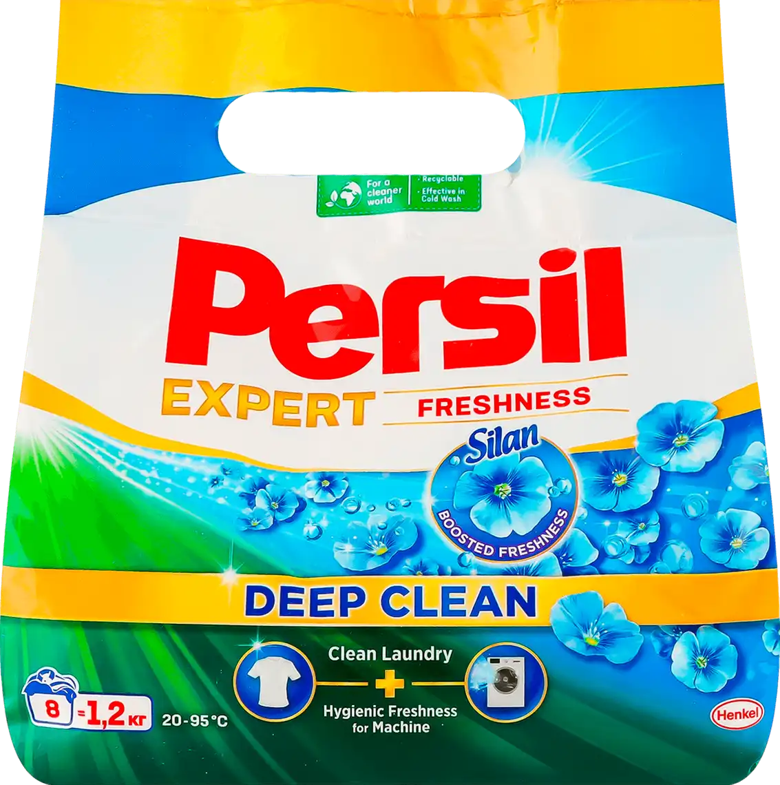 Фото 1 - Пральний порошок Persil Deep Clean Expert Freshness Silan 1.2 кг