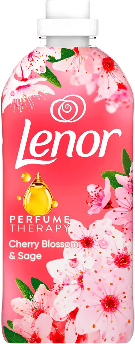 Фото 1 - Кондиціонер для білизни Lenor Вишневий цвіт та Шавлія 700 мл