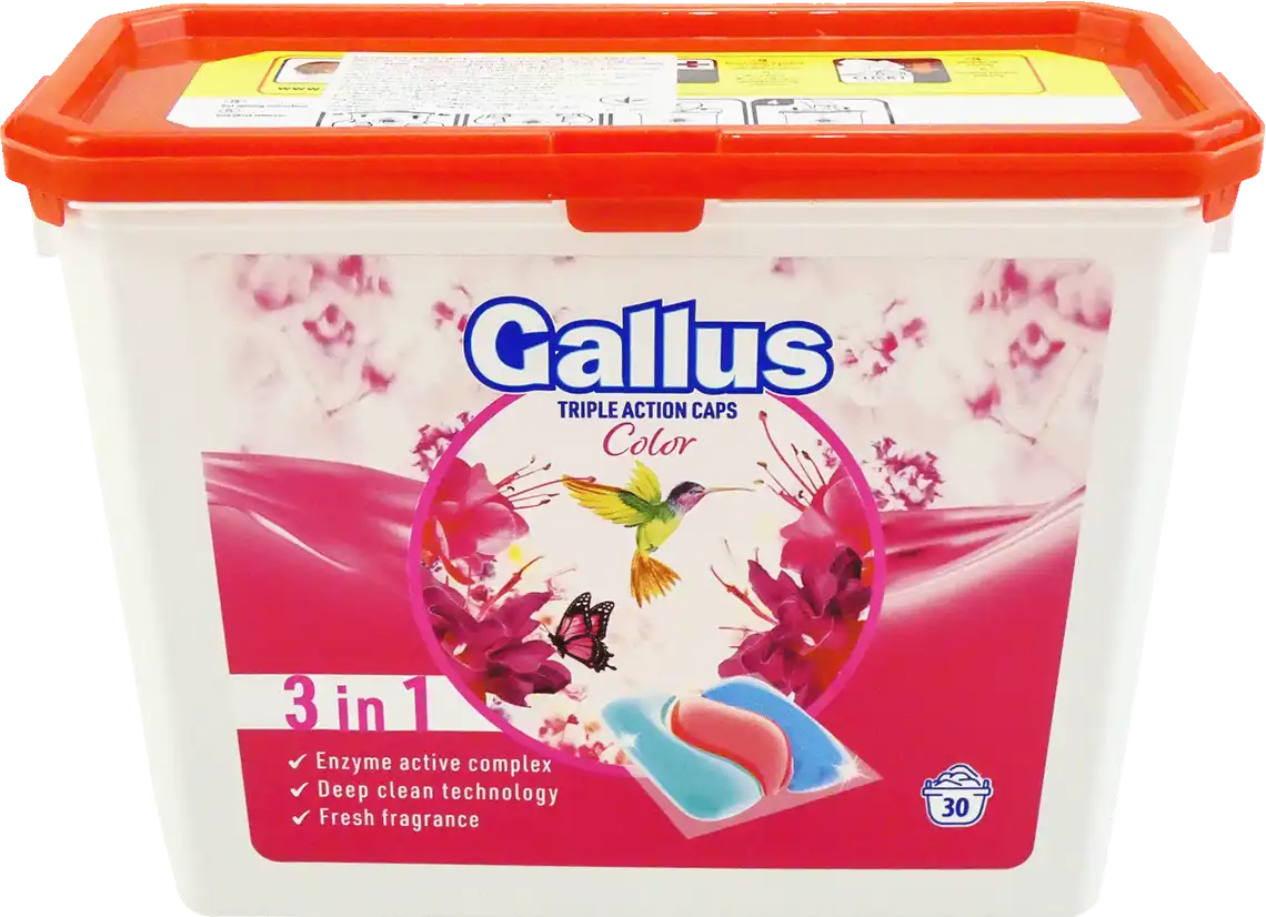 Фото 1 - Капсули для прання Gallus Color 30 шт