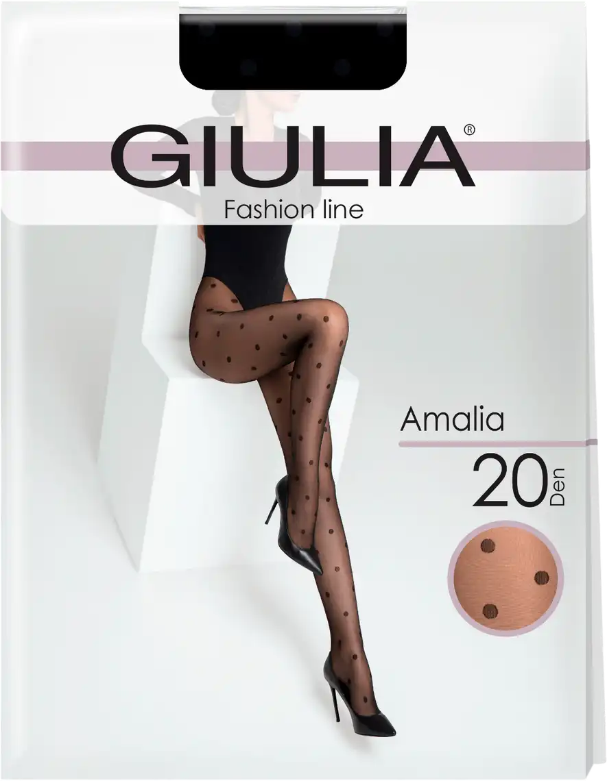 Фото 1 - Колготи Giulia Amalia 11 20 Den 2 р Nero