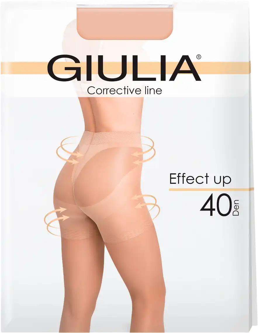 Фото 1 - Колготи Giulia Effect Up 40 Den 4 р caramel