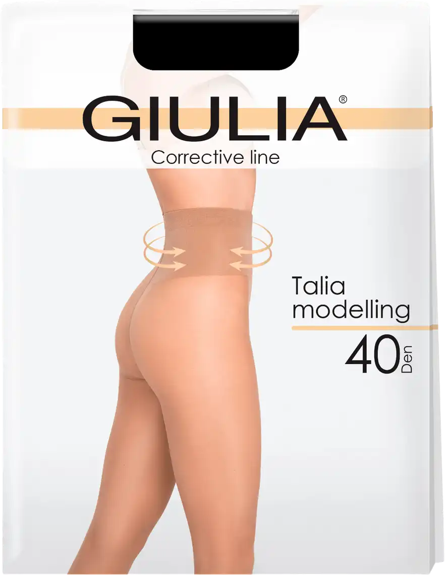 Фото 1 - Колготи Giulia TALIA MODELLING 40 Den 4 р nero