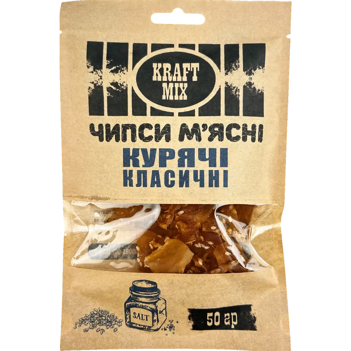 Фото 1 - Чипси курячі Kraft Mix класичні 50 г