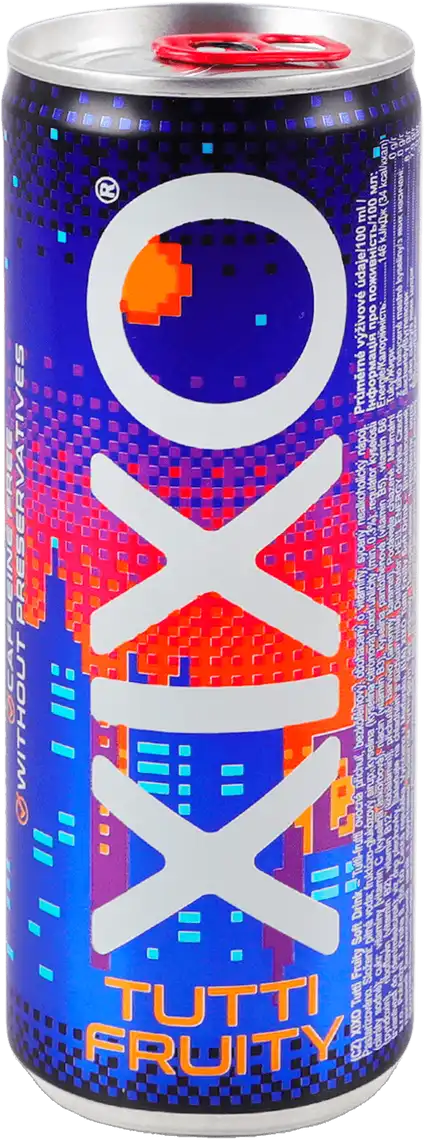 Фото 1 - Напій Xixo Tutti Fruity безалкогольний газований 250 мл