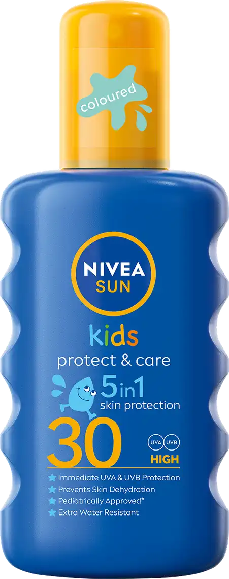 Фото 1 - Cонцезахисний спрей Nivea Kids Protect&Care дитячий SPF30 200 мл