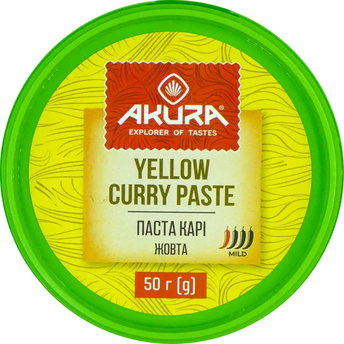 Фото 1 - Паста Akura Карі жовта 50 г