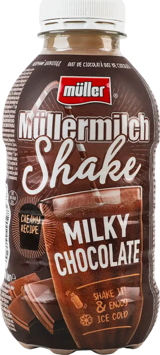 Фото 1 - Шейк молочний Muller Молочний шоколад 3,5% 400 г