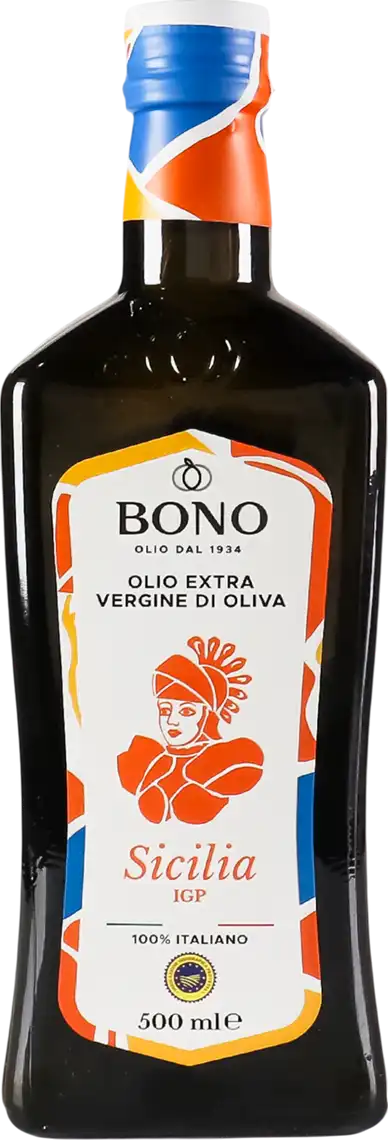 Фото 1 - Олія Bono оливкова нерафінована PGI Sicilia 500 мл