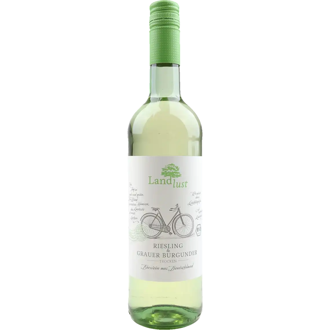 Фото 1 - Вино Landlust Grauer Burgunder & Riesling BIO біле сухе 0,75 л