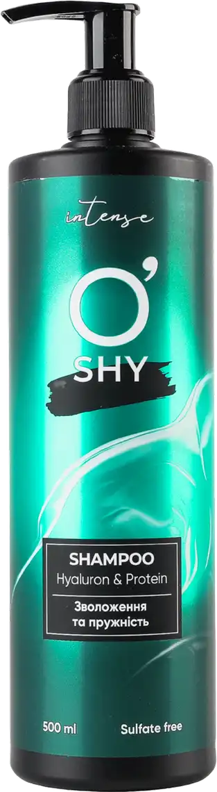 Фото 1 - Шампунь O'shy Intense Hyaluron&Protein Зволоження та пружність 500 мл