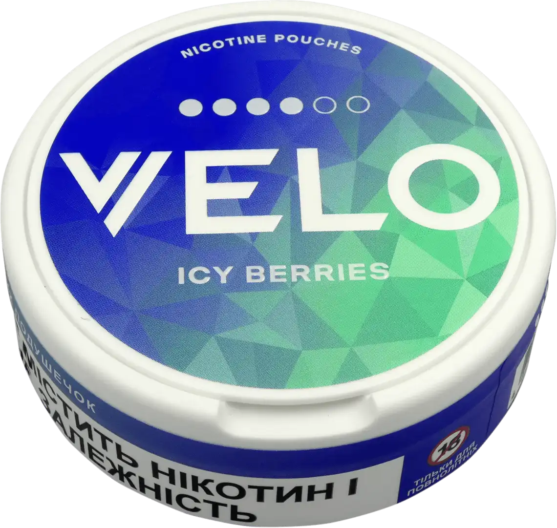Фото 2 - Паучі Velo Icy Berries Класичний безтютюнові нікотиновмісні