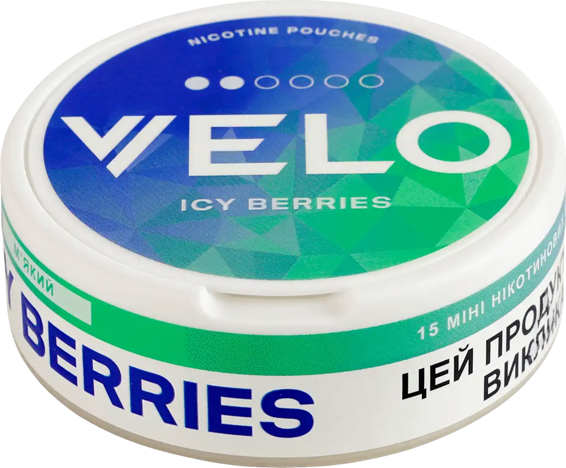 Фото 2 - Паучі Velo Icy Berries М'який безтютюнові нікотиновмісні
