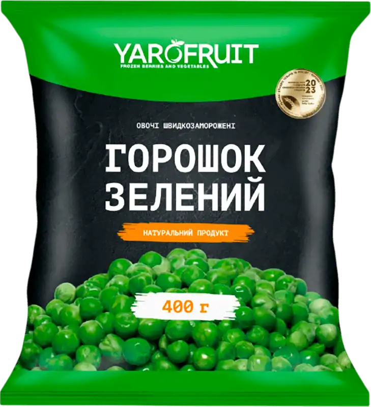 Фото 1 - Горох Yarofruit заморожений 400 г