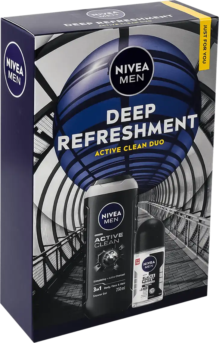 Фото 1 - Набір подарунковий Nivea Active You чоловічий гель для душу та антиперспірант в асортименті