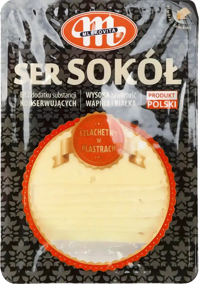 Фото 1 - Сир Mlekovita Сокол 45% 150 г