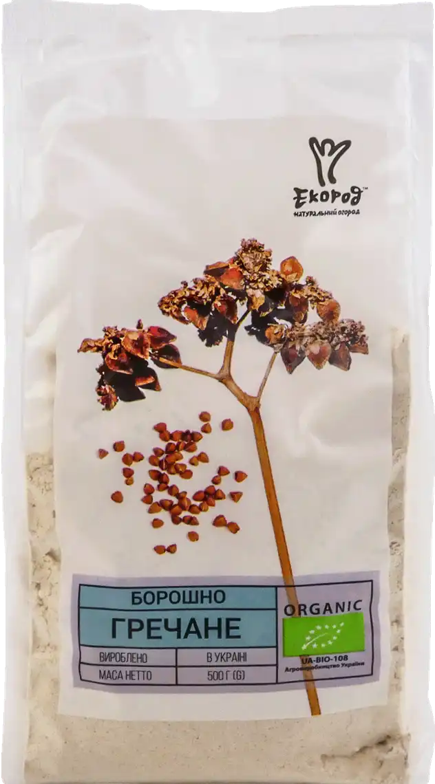 Фото 1 - Борошно кукурудзяне Екород органічне 500 г