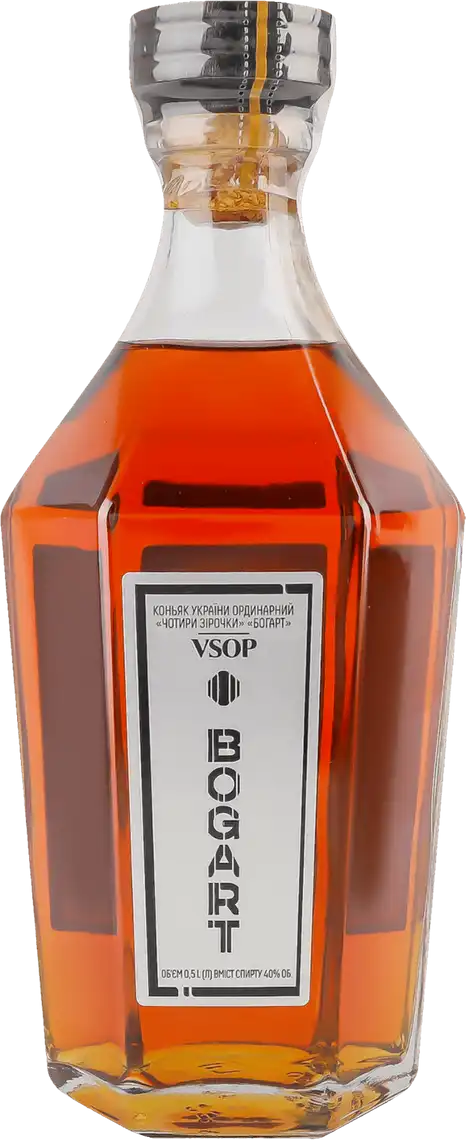 Фото 1 - Коньяк Bogart VSOP ординарний 40% 0,5 л