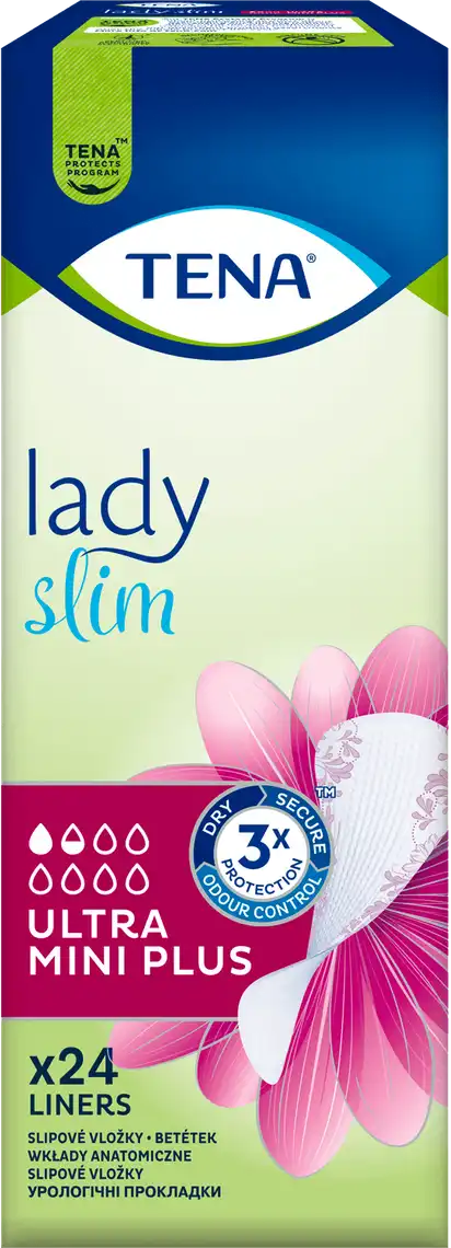 Фото 1 - Прокладки урологічні жіночі Tena Lady Slim Ultra Mini Plus 24 шт
