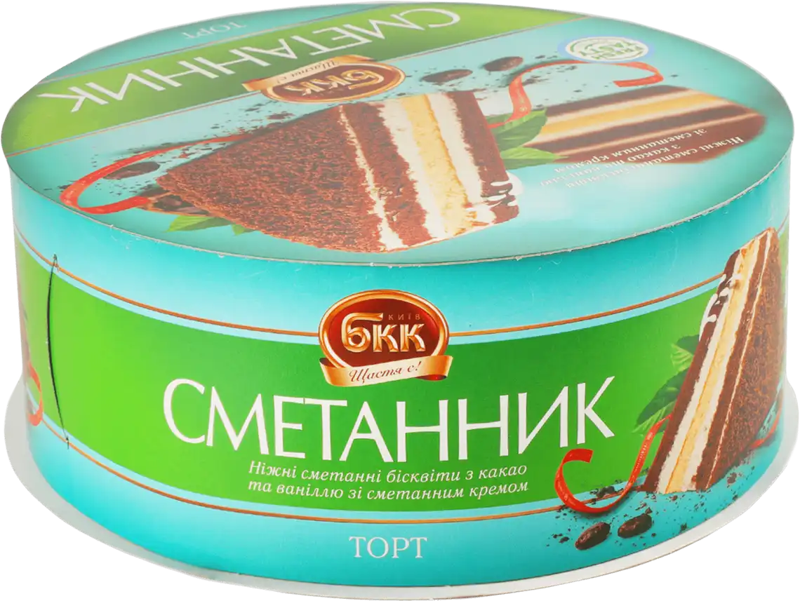 Фото 1 - Торт БКК Сметанник 450 г