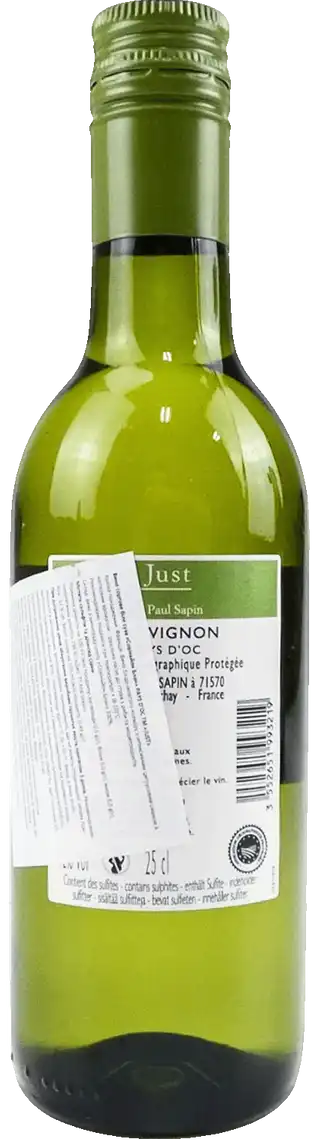 Фото 2 - Вино Just Sauvignon Blanc біле сухе 12% 0.25 л