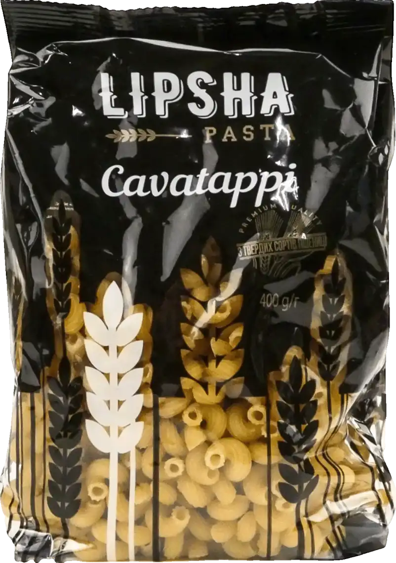 Фото 1 - Макаронні вироби Lipsha pasta Ріжки любительскі 400 г