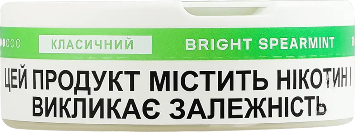 Фото 2 - Паучі Velo Bright Spearmint Класичний безтютюнові нікотиновмісні