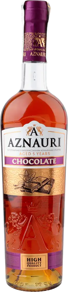 Фото 1 - Напій спиртний Aznauri Шоколад  30% 0,5 л