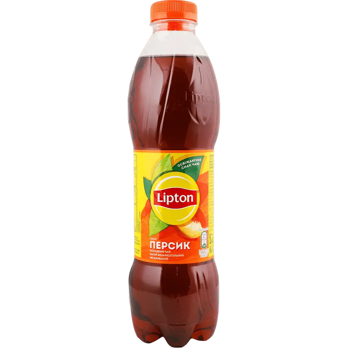 Фото 1 - Чай Lipton чорний холодний зі смаком персика 1 л
