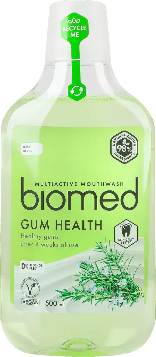 Фото 1 - Ополіскувач для ротової порожнини Biomed Gum Health 500 мл