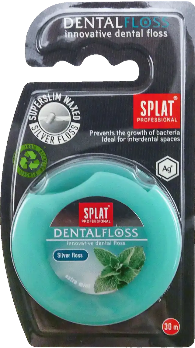 Фото 1 - Зубна нитка Splat Prof Mint&Silver 30 м