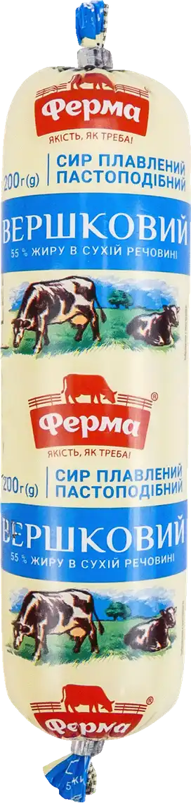 Фото 1 - Сир Ферма Вершковий плавлений пастоподібний 55% 200 г