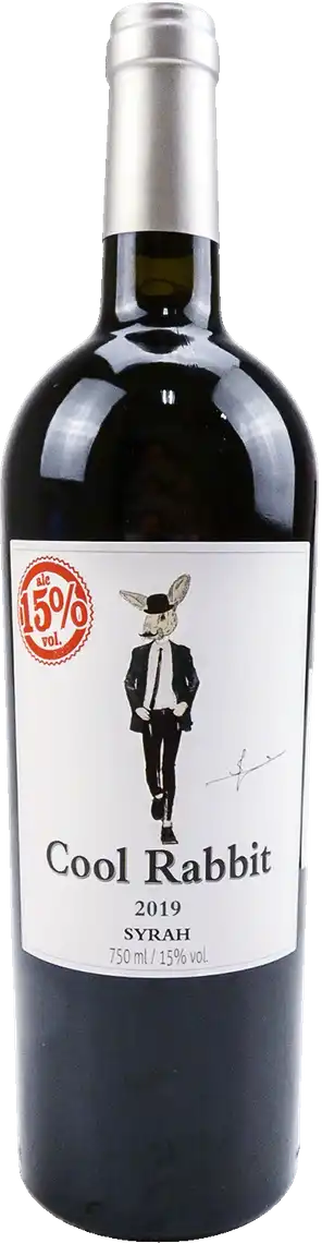 Фото 1 - Вино Cool Rabbit Syrah червоне сухе 15% 0,75 л